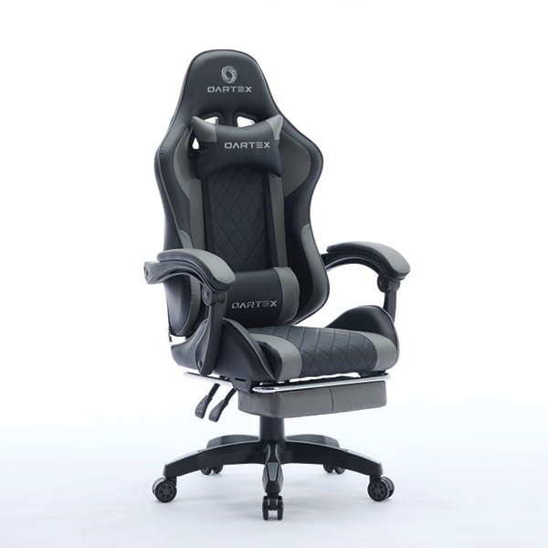 Oartex Model LD034 PVC Gaming Chair Black & Gray