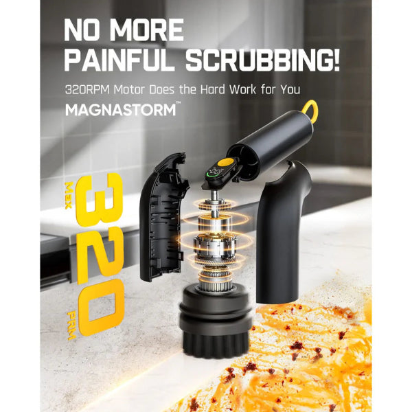 Fanttik G9 Pro Cordless Spin Scrubber - Black