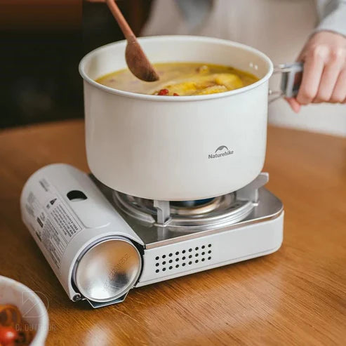 Naturehike Ceramic Non-Stick Pot Set - White (4pcs)