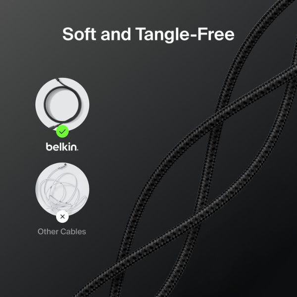 Belkin Boostchargeâ Usbc To Usbc Braided Cable 240W Pd 48V5A 1M B
