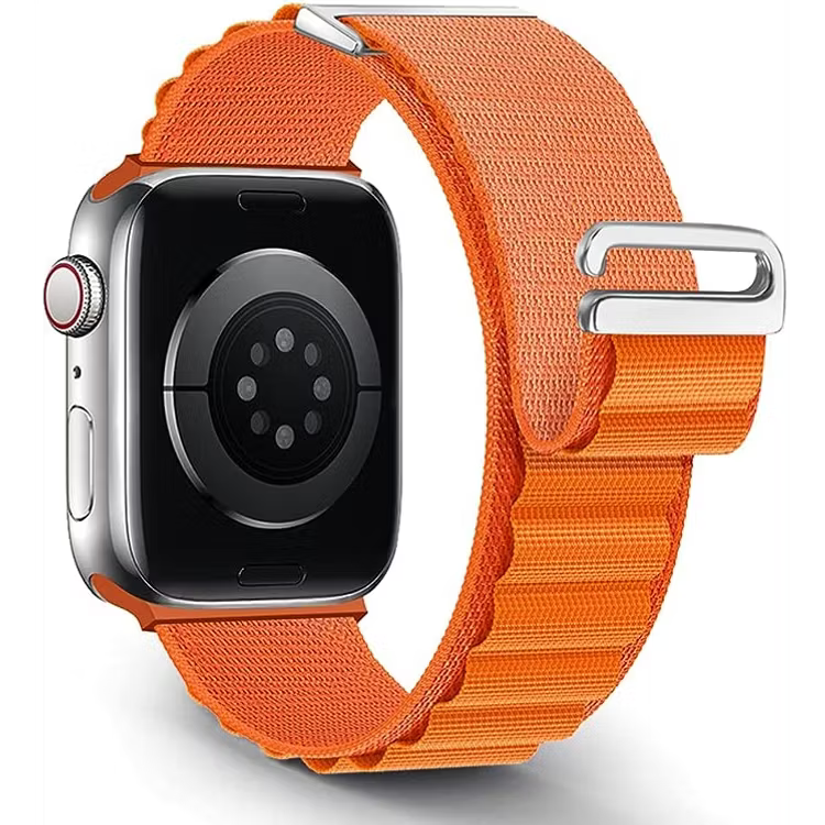 Pawa California Alpine Loop Watch Strap Ultra/Series 8 49/45/44/42MM - Orange/Black