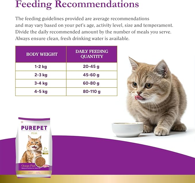 PurePet   Peak    Cat  Ocean    Fish   1 +2kg  (3pcs)