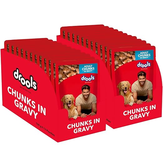 Drools Adult  Chicken Chunks Gravy 150g (12pcs)