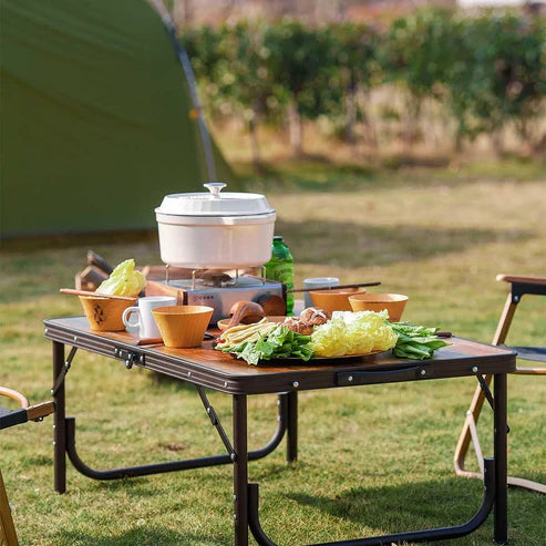 Naturehike MDF Outdoor Folding Table - Vintage (Small)