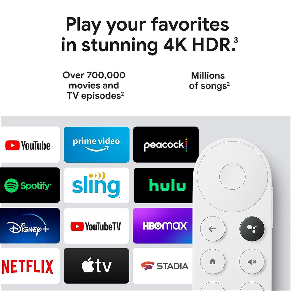 Google Chromecast 4K With Google Tv-S9LC — Future Store