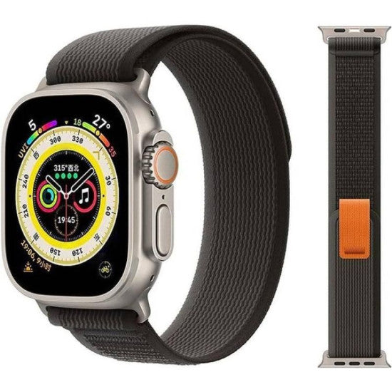 Pawa Paris Trail Loop Watch Strap Ultra/Series 8 49/45/44/42MM - Black loop