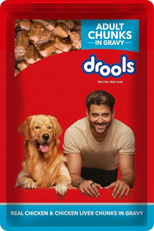 Drools Chicken    Chunks  Gravy    60g   (24 pcs )