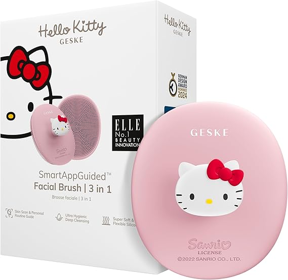 GESKE Face Care - Sonic Facial Brush Hello Kitty - 4 In 1 - Pink