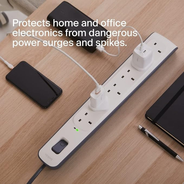 Belkin 6 Outlet Surge Protection Strip With 2M Power Cord