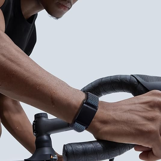 SURUNDO NYLON SPORT BAND COMPATIBLE WITH WHOOP BAND 4.0 WITH BUMPER CASE-GREY