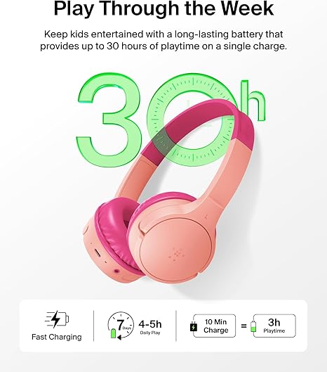 Belkin Soundform Min Headphones Pink(Aud002Btpk