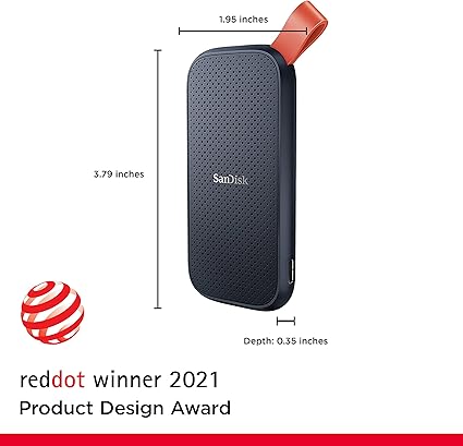 Sandisk Portable Ssd 1Tb- Up To 800Mb/S Read Speed (619659204877)