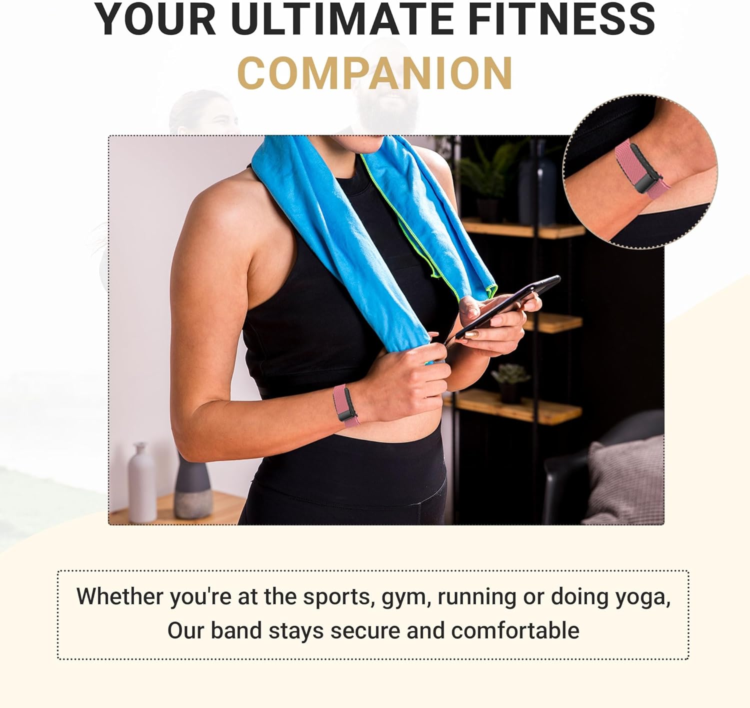 JEQ STRAP ODOR RESISTAN BREATHABLE NYLON FOR WHOOP 4.0-WINE RED