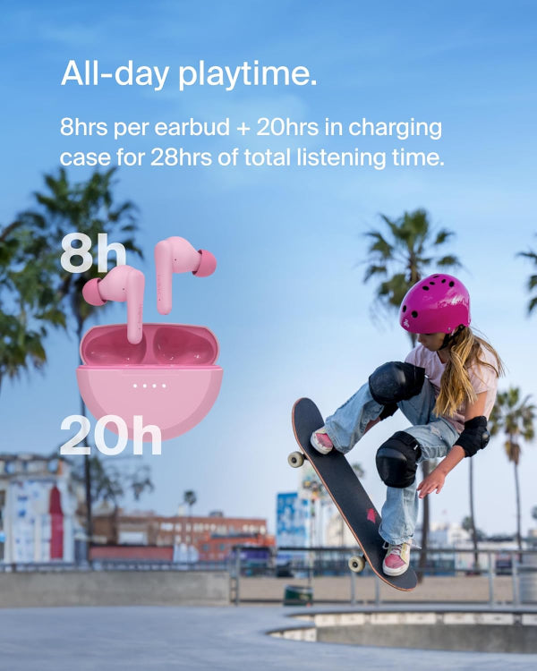 Belkin Soundform Nano-True Wireless Earbuds For Kids Pink