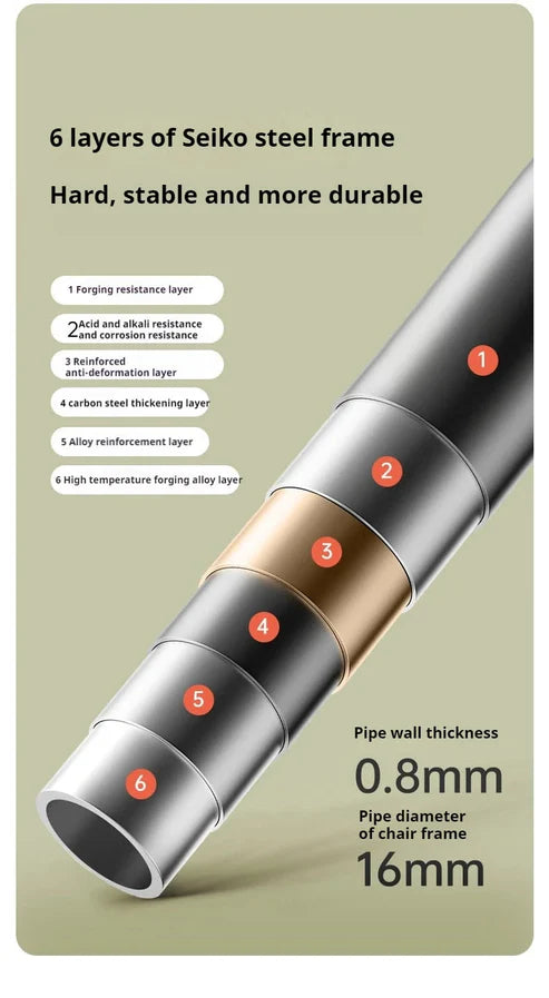 Naturehike Sea Star 001 Push-Up High-Back Cotton-Filled Moon Chair - Black