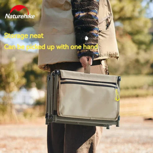 Naturehike Lightweight Folding Trolley - Linen Brown (100L)