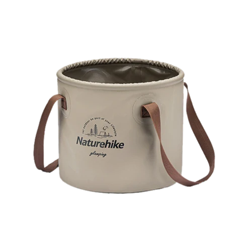 Naturehike Foldable Round Bucket - Light Brown (20L)