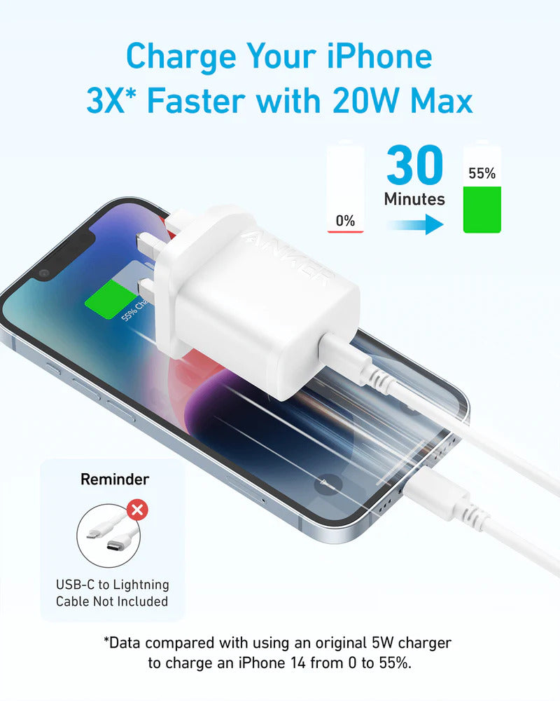 Anker 312 Charger 20W  White