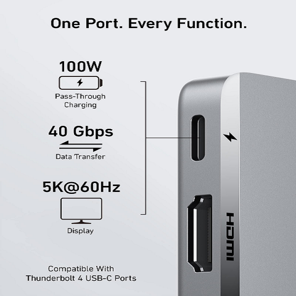 Anker 547 USB-C HUB (7-in-2 ، لـ MacBook)
