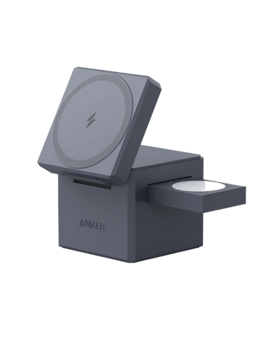 Anker 3-in-1 Cube with MagSafe Gray