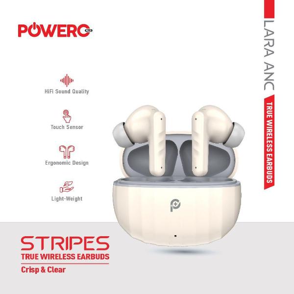 PowerO+ Stripes True Wireless Earbuds