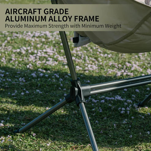 Naturehike YL11 Outdoor Folding Rocking Chair - Olive