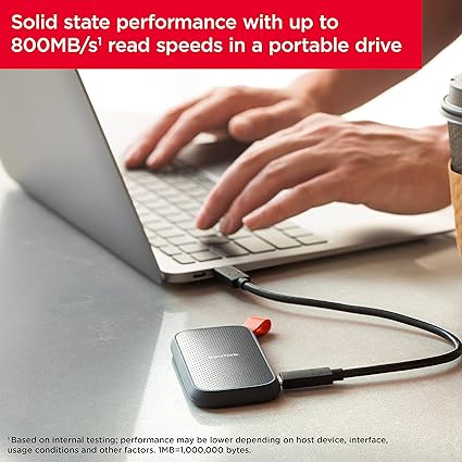 Sandisk Portable Ssd 1Tb- Up To 800Mb/S Read Speed (619659204877)