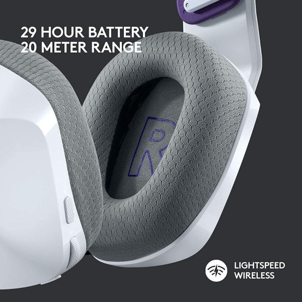 Logitech G733 Lightspeed Wireless RGB Gaming Headset-White