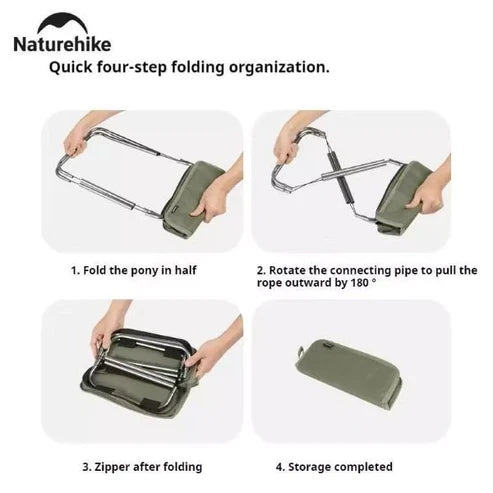 Naturehike Yamami XL01 Ultra Light Folding Stool - Green