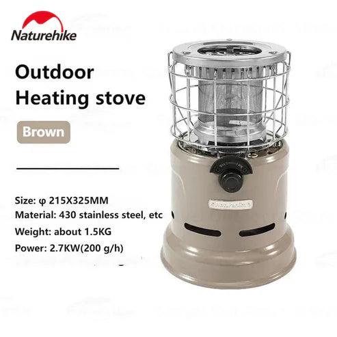 Naturehike Outdoor Heating Furnace - Smoky Brown