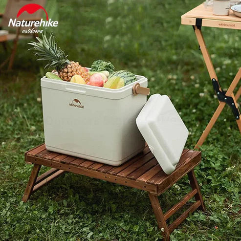 Naturehike Lamando 24H Outdoor Antibacterial Cooler Box - Beige Grey (24L)