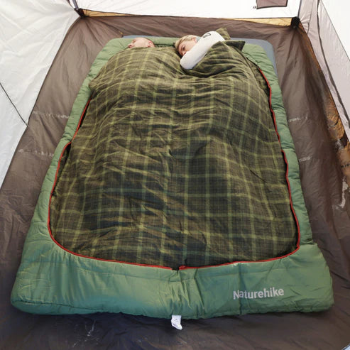 Naturehike Akino Double Sleeping Bag - Dill Green (220*160)