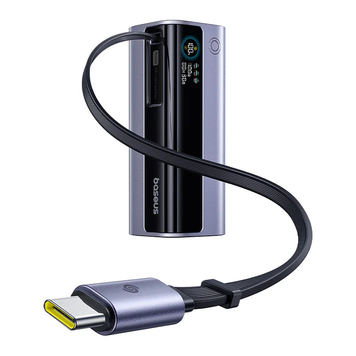 Baseus EnerGeek GR11 Power Bank with Retractable Cable 10000mAh 100W ...