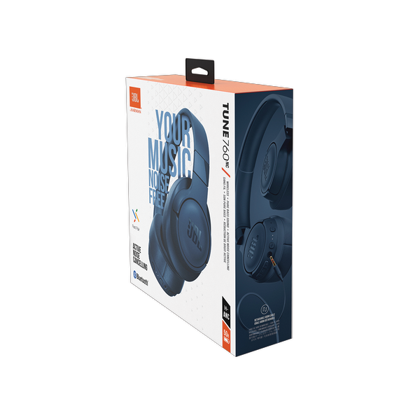 JBL اللاسلكية سماعة الرأس 760BLUE JBLT760NCBLU