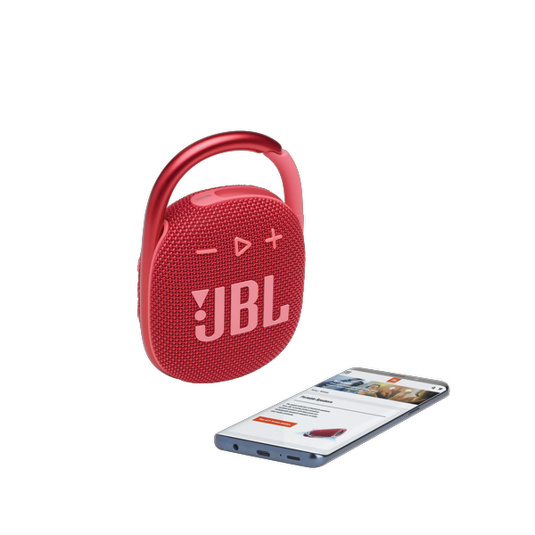 JBL Portable Bluetooth Speaker Clip 4 Red