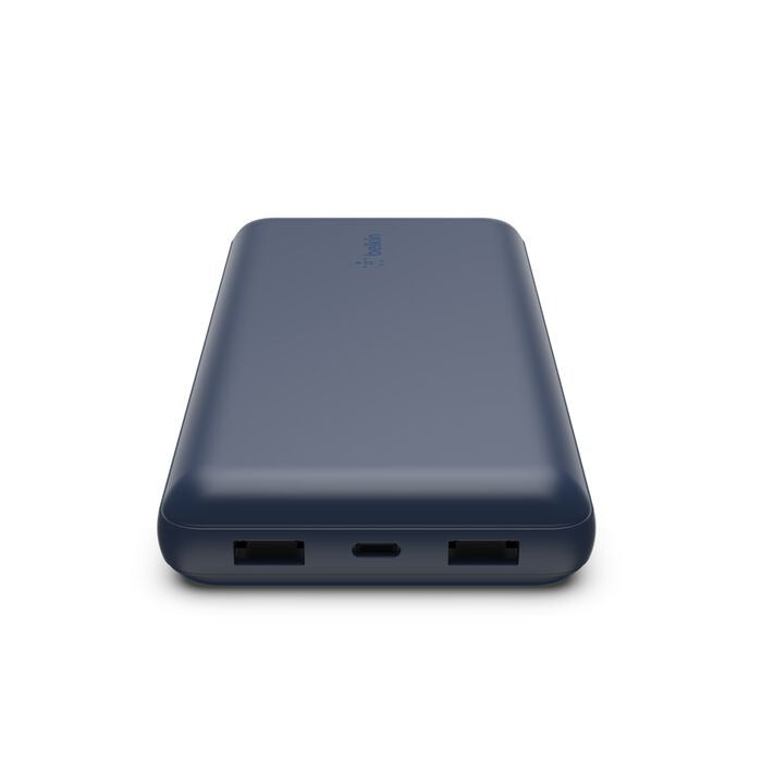 Belkin Boostcharge 3Port 20K Pow Bank USB-C 15W Dual 15Cm Cab Blue