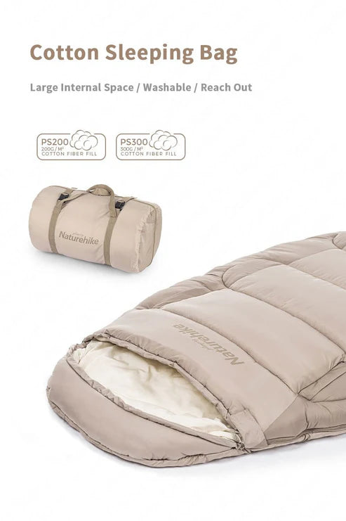 Naturehike Egg-Shaped Sleeping Bag Light Edition - Brown (95*220)