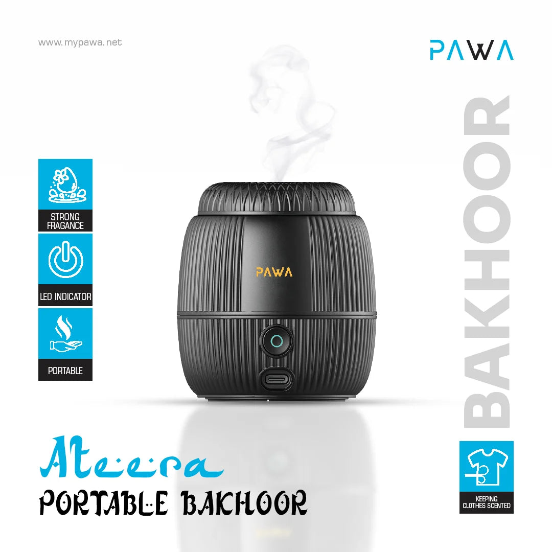 Pawa Ateera Portable Bakhoor. 1400 mAh