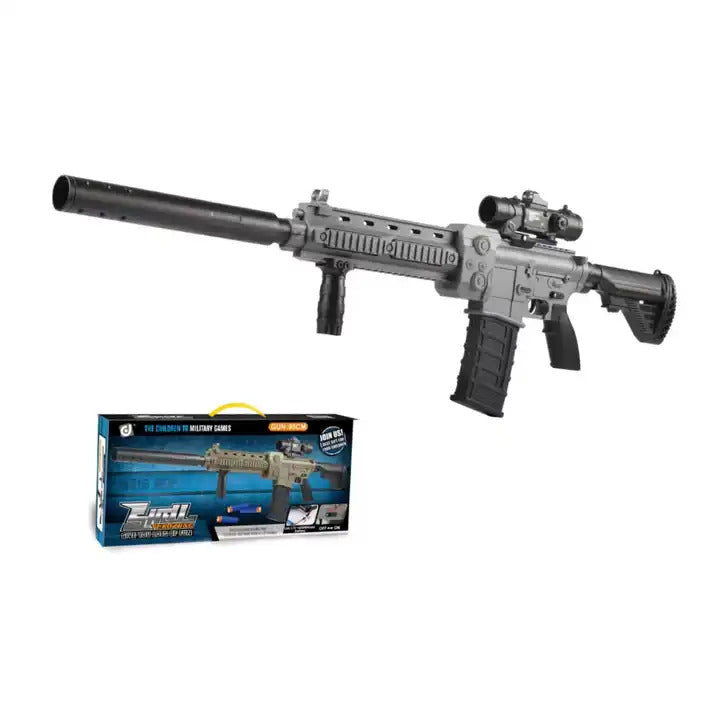 Electric Firing Rifle - 95Cm - Grey WX78