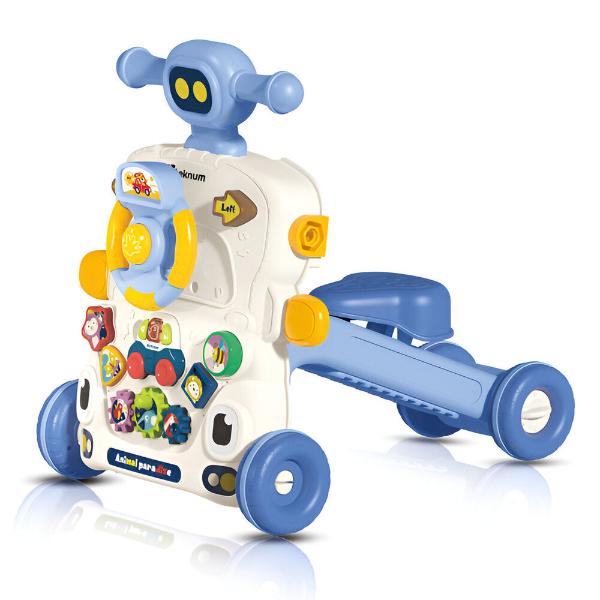 Bibi-Irn - Multi-Functional Activity Walker 5 In 1 - Blue