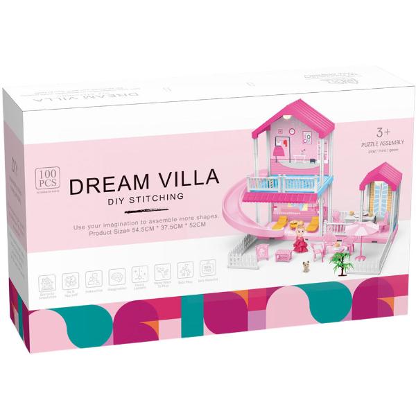 Wemzy - Diy Dream Assembled Villa - 100 Pcs