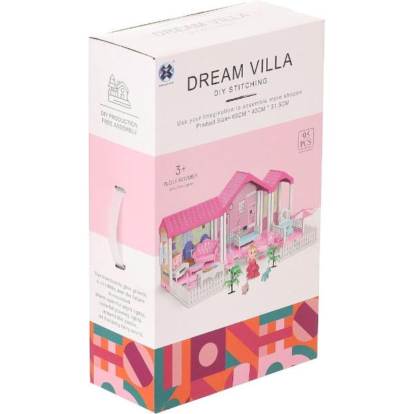 Wemzy - DIY Dream Assembled Villa - 95 Pcs