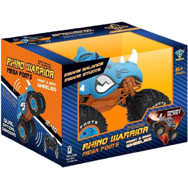 Runion - Spray Stunt Rhino Warrior Car With Gyroscope 1:10 - Blue