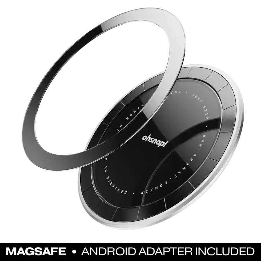 Ohsnap Phone Grip Lux 5 - Silver Fox