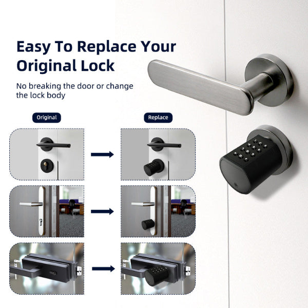 Smart Cylinder Lock For Wooden Doors