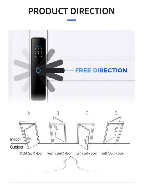 High-Quality Smart Ttlock For The Wooden Doors C91 Pro - Black