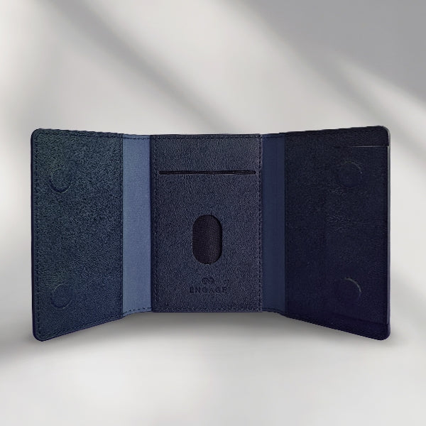 ENGAGE TRI-FOLD MAGSAFE WALLET - BLUE