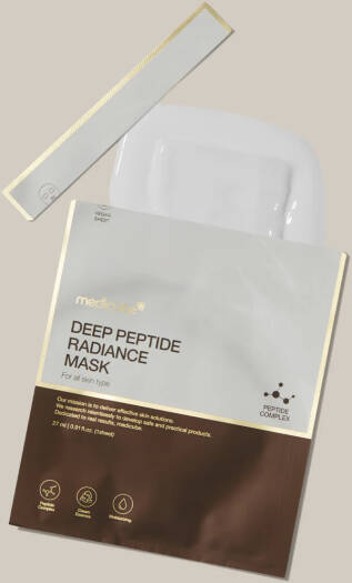Medicube Deep Peptide Radiance Mask 4Pcs