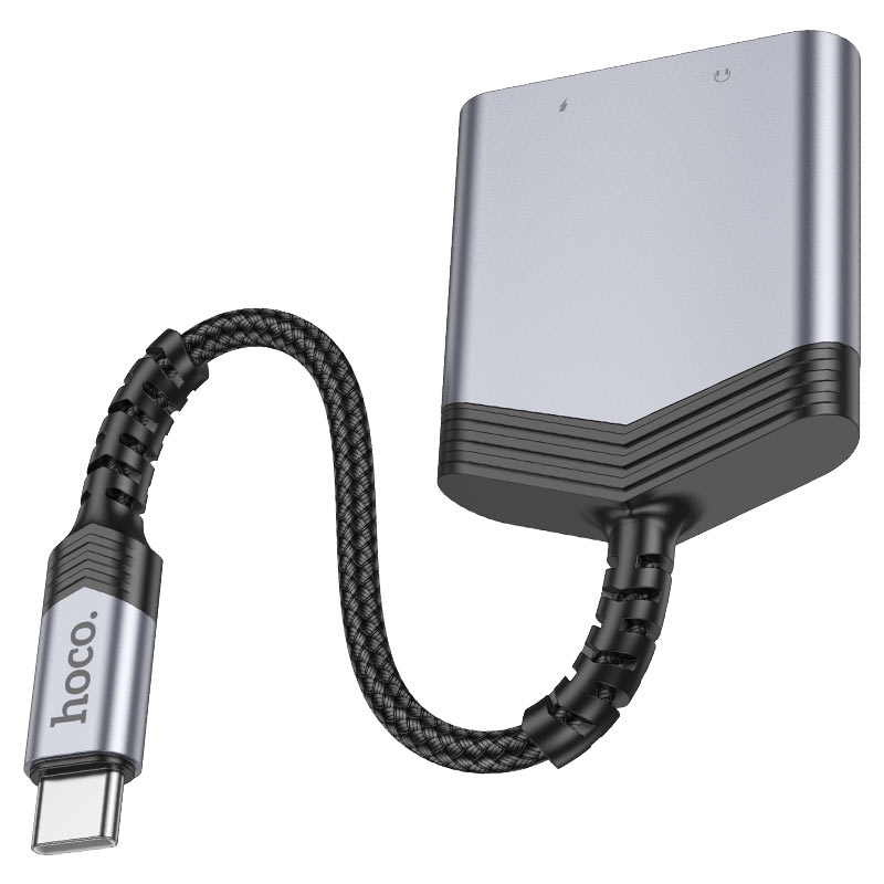 Hoco UA40 Crystal Ip 2-In-1 Card Reader