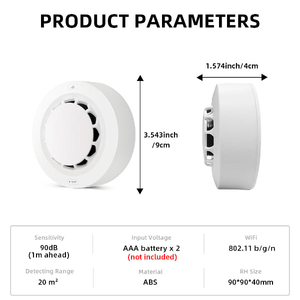 Tuya Wifi Smoke Sensor